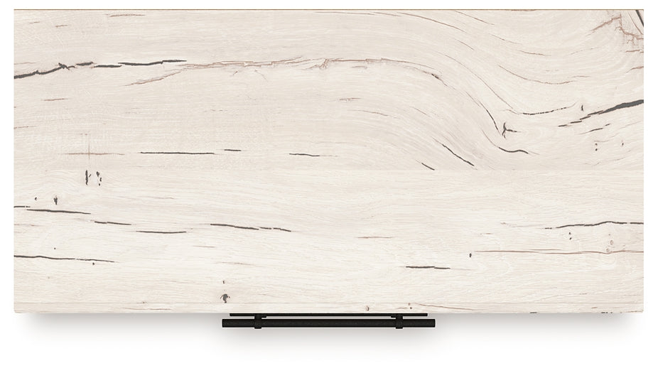 Lawroy Full Panel Headboard with Mirrored Dresser and Chest
