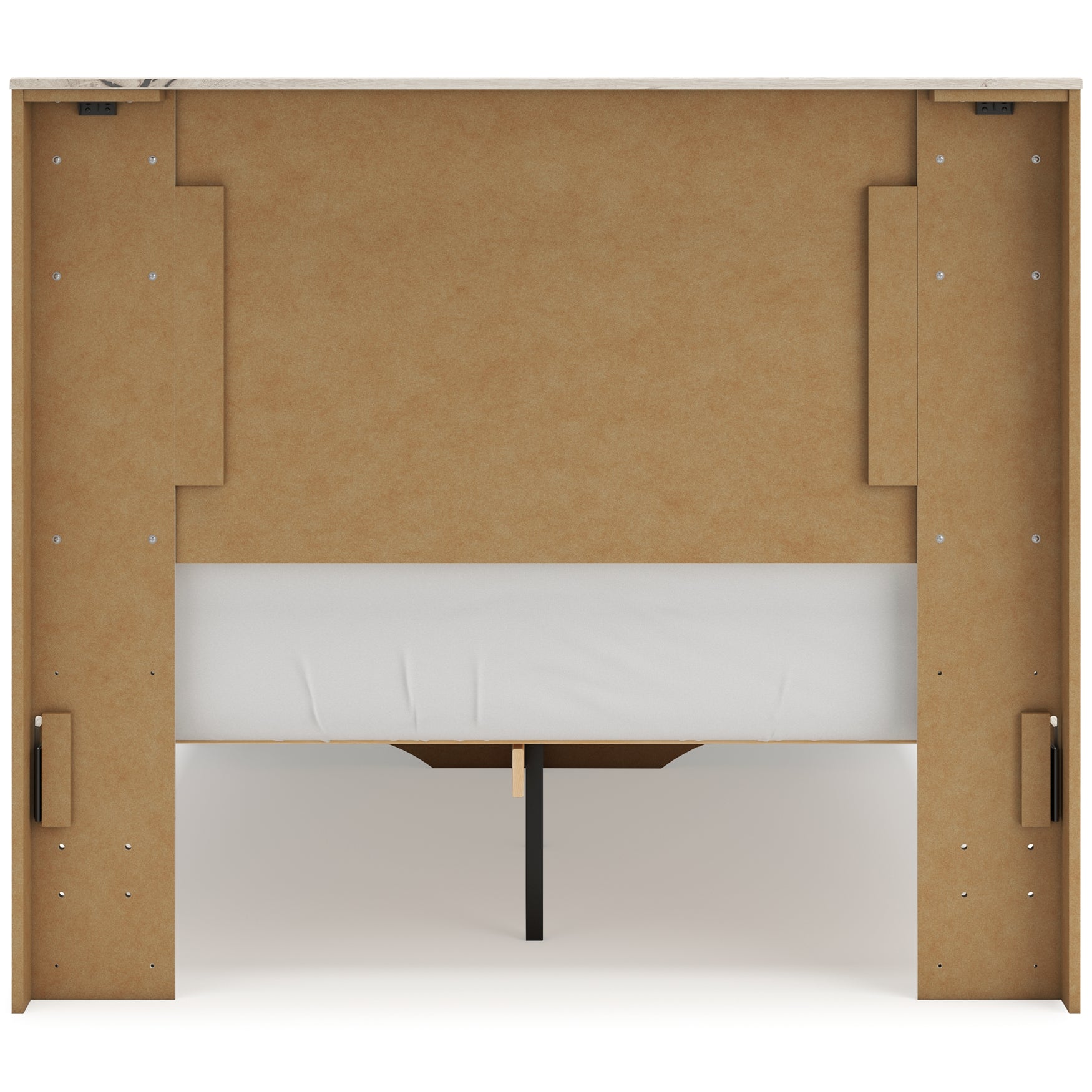 Lawroy Full Panel Headboard with Mirrored Dresser, Chest and Nightstand