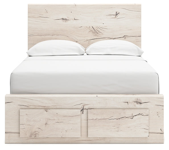 Lawroy Full Panel Storage Bed with Mirrored Dresser, Chest and Nightstand