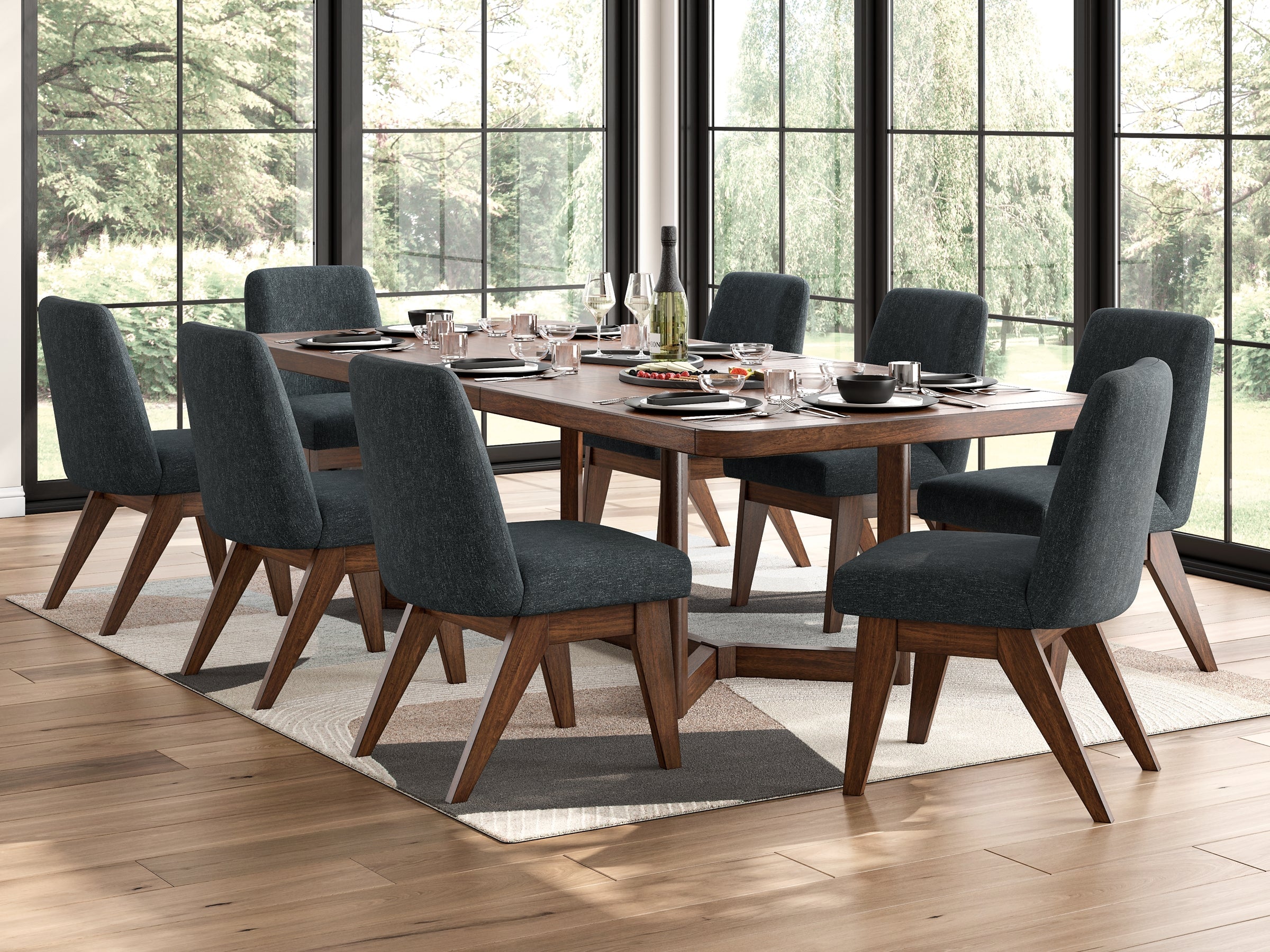 Dilenno 9-Pc Dining Set