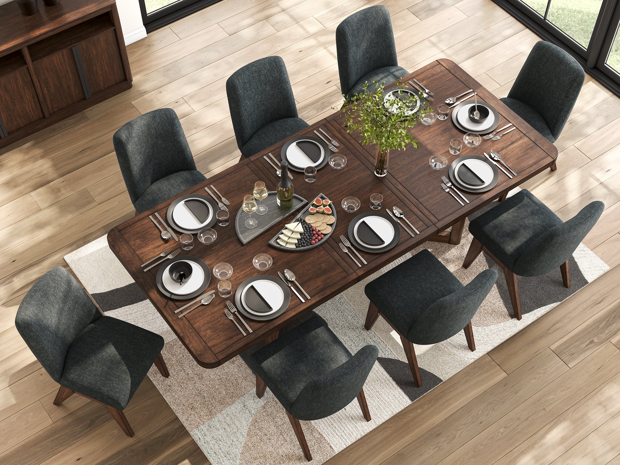 Dilenno 9-Pc Dining Set