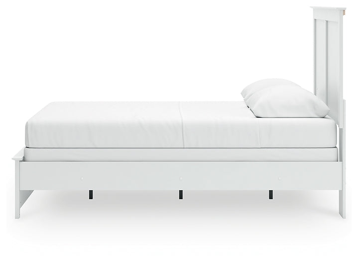 Bostwick Shoals Queen Panel Bed with Mirrored Dresser