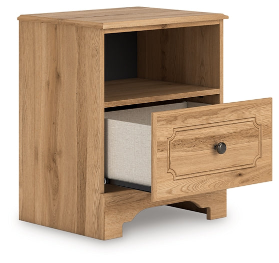 Aleaport Twin Panel Bed with Mirrored Dresser and Nightstand