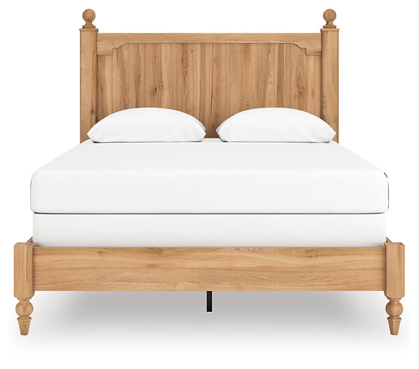Aleaport Queen Panel Bed with Mirrored Dresser