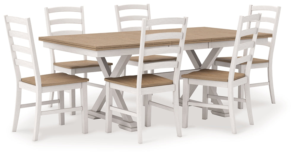 Purlaney 7-Pc Dining Set