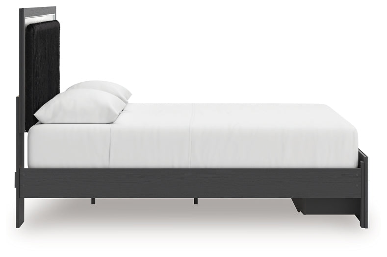 Zuraleus Queen Upholstered Panel Storage Bed