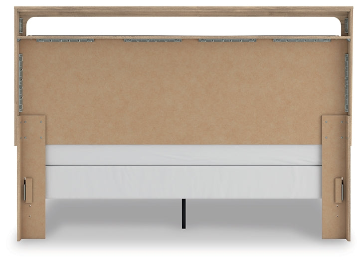 Kinlanni King Upholstered Panel Bed