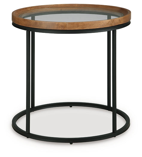 Noraluna End Table - Medium Brown