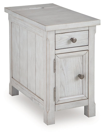 Robbinsdale Chairside End Table - Antique White