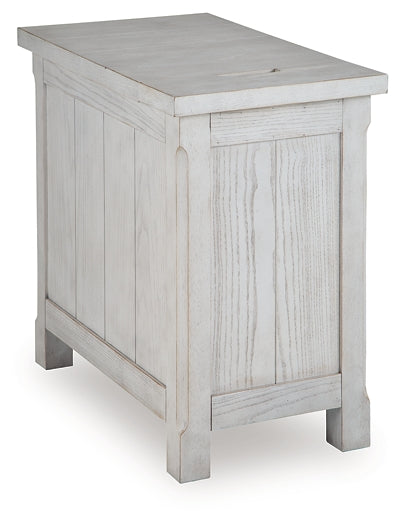 Robbinsdale Chairside End Table - Antique White