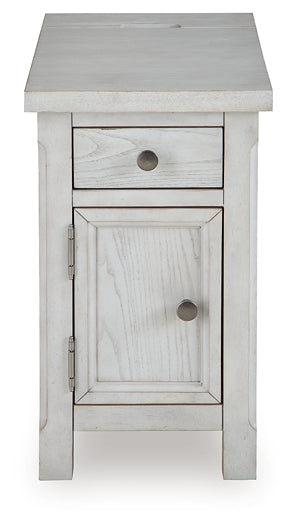 Robbinsdale Chairside End Table - Antique White