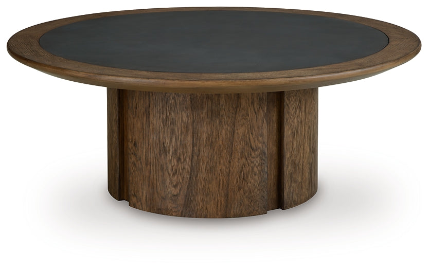 Dontayne Coffee Table - Warm Brown