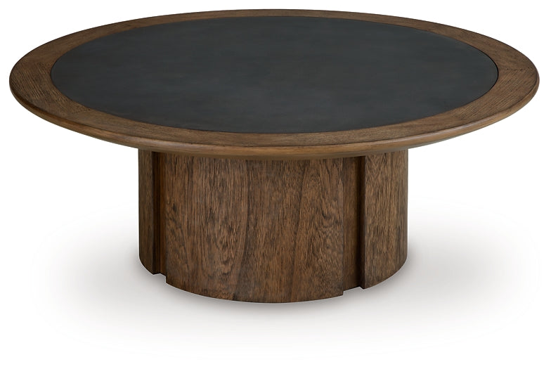 Dontayne Coffee Table - Warm Brown