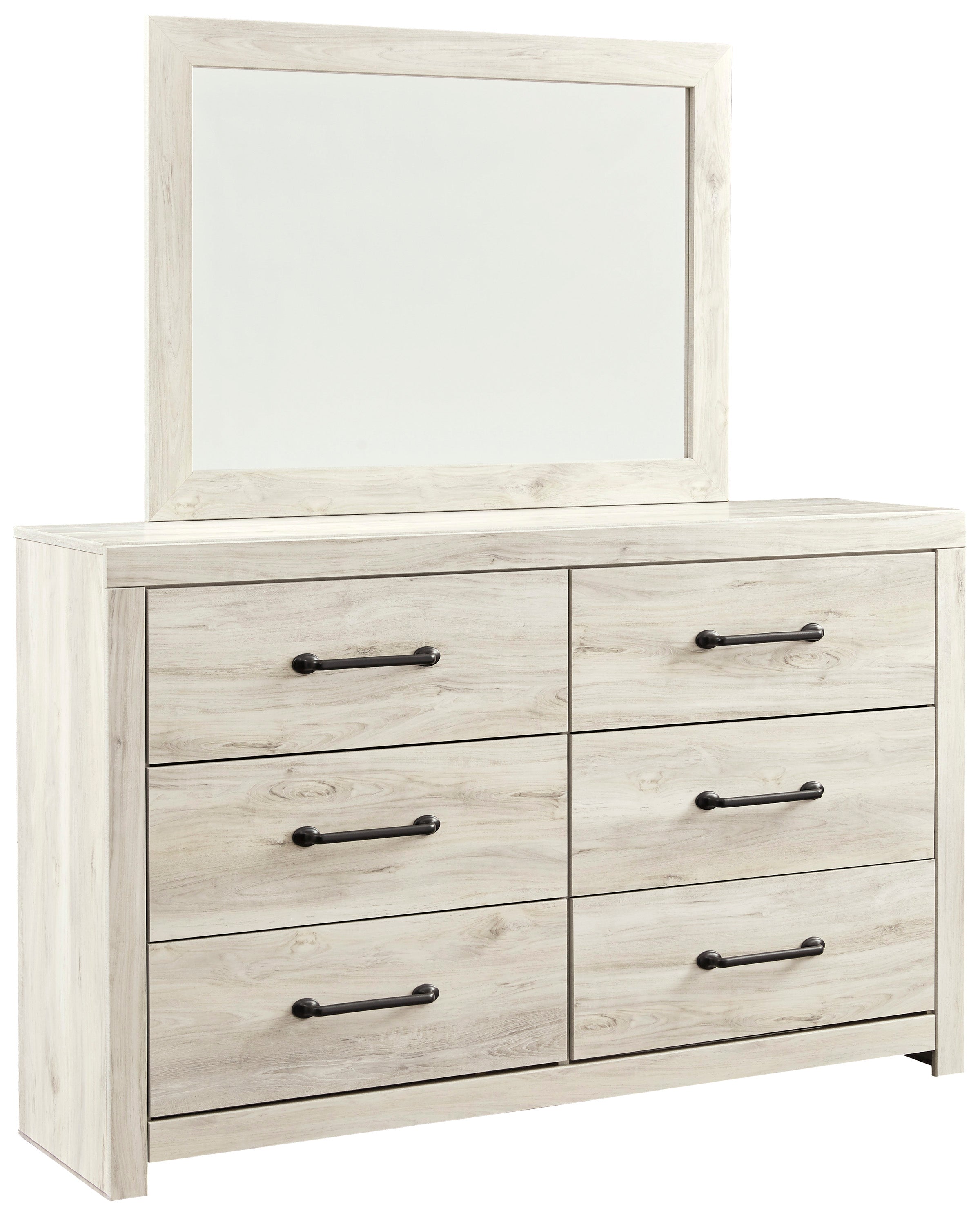Cambeck 6 Drawer Dresser and Mirror