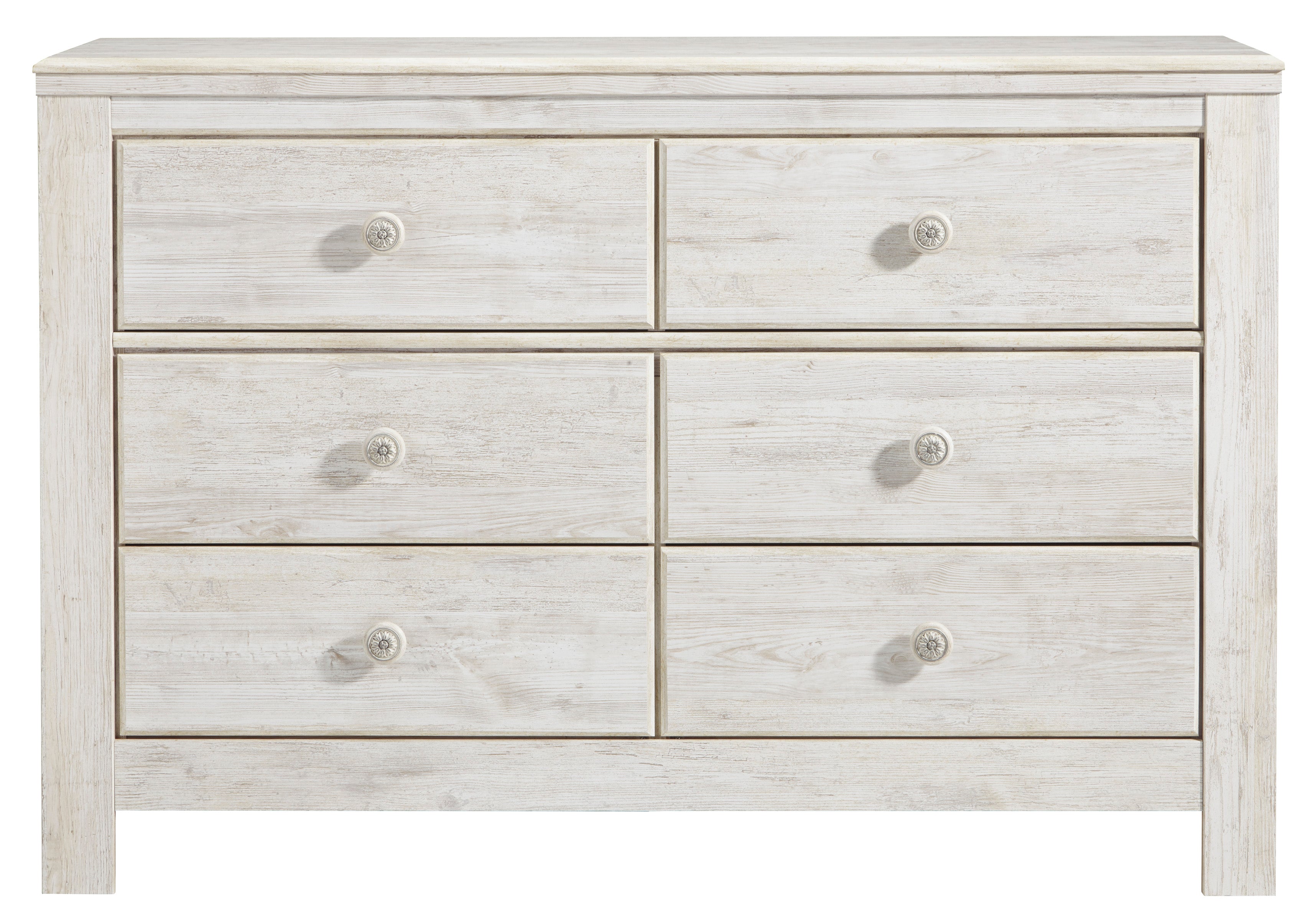 Paxberry Whitewash Dresser