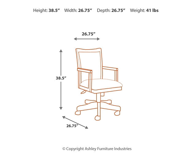 Hamlyn Home Office Swivel Desk Chair