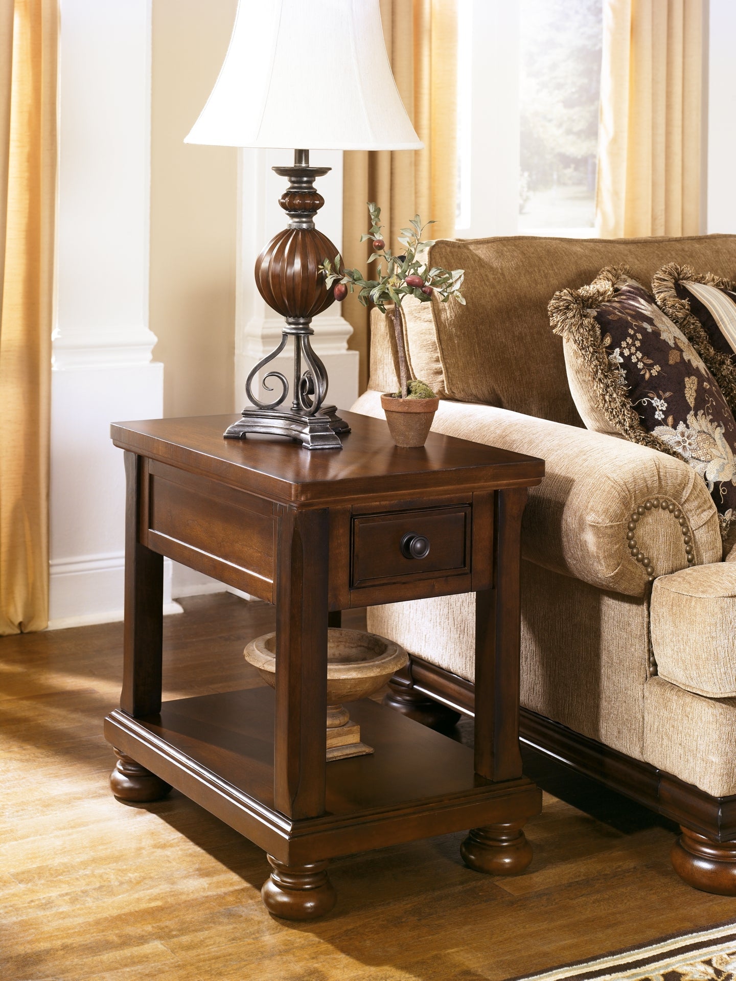 Porter Chair Side End Table