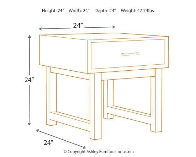 Mondoro Square End Table