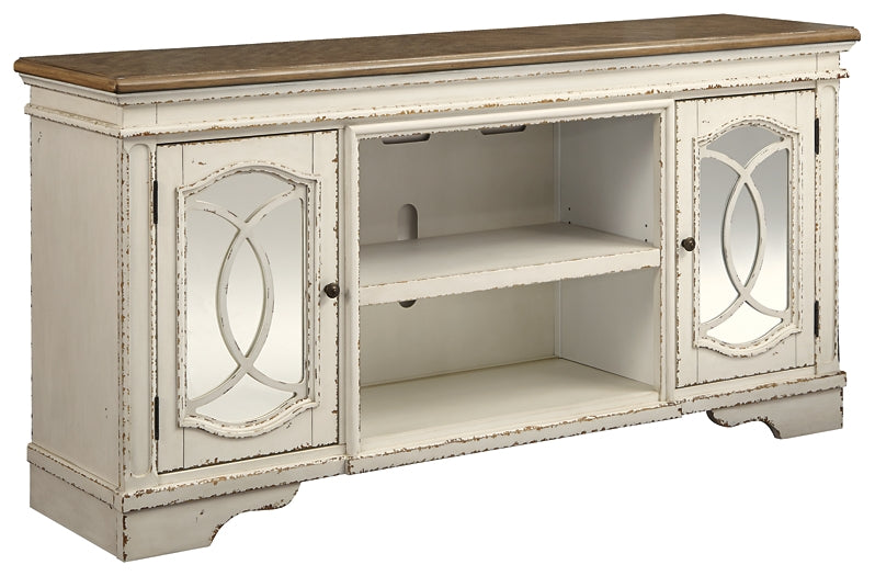 Realyn XL TV Stand w/Fireplace Option