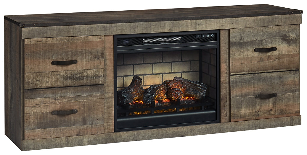 Trinell 60" TV Stand with Electric Fireplace