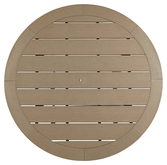 Fairen Trail Round Bar Table w/UMB OPT
