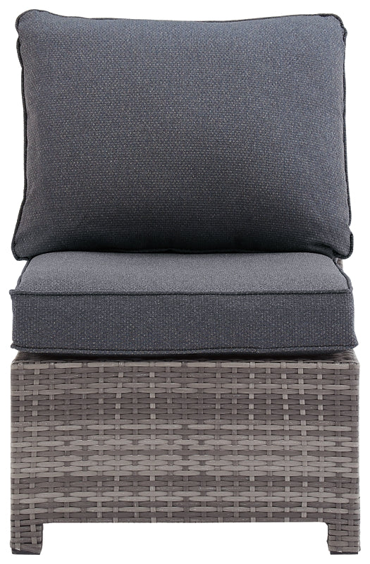 Salem Beach 3-Piece Outdoor Sectional with Chair, Coffee Table and End Table