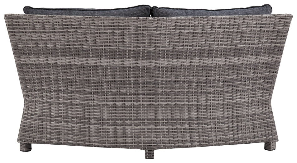 Salem Beach 3-Piece Outdoor Sectional with Chair, Coffee Table and End Table