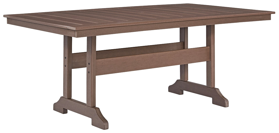 Emmeline Outdoor Dining Table and 4 Chairs and Bench